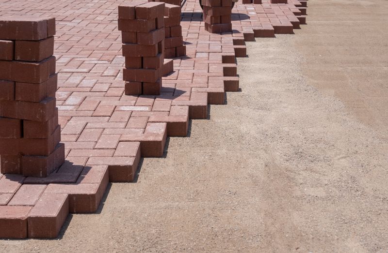 Brick paver arrangement